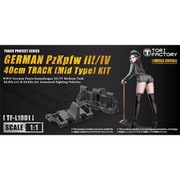 TF-L1001 WWII ドイツ陸軍III/IV号戦車40cm幅履帯(中期型) インジェクションキット リミテッドエディション [組立式プラスチックモデル 1/1スケール]