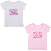 32354 ヒーリングっど プリキュア 吸汗速乾 3分袖 スリーマ 2P 120 cm [キャラクター衣料]