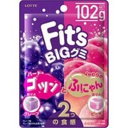 Fit'sグミ<ゴツンとふにゃん>グレープ&ピーチ 102g
