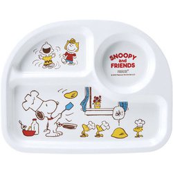 メラミンお子様食器「スヌーピー」 ランチザラ L RSN3401