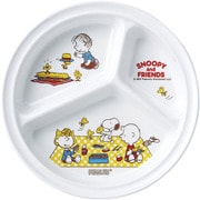 メラミンお子様食器「スヌーピー」 マルランチザラ RSN3601