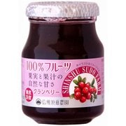 スドージャム 100％フルーツ クランベリー 185g [ジャム]