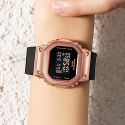 CASIO G-SHOCK カシオ Gショック GM-S5600PG-1JF GMS5600PG-1 | Rose Gold Women's Watch G-SHOCK | CASIO