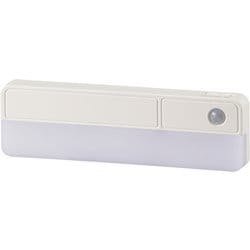 LEDセンサーライト 人感明暗センサー式 屋内用 電池式 NIT-BLA6JRC-W