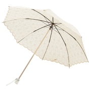折りたたみ傘 晴雨兼用 オパールサラサ 50cm 手開き式 グラスファイバー ピンク 27-6974