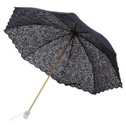 27-6974 [オパールサラサ 折りたたみ傘 50cm 手開き 折りたたみ傘 レディース ブラック]