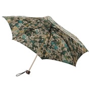 折りたたみ傘 晴雨兼用 SBK190C 絹ジャカード ミニ 50cm 手開き式 ろうけつ染め グリーン 27-8902