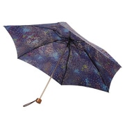 折りたたみ傘 晴雨兼用 SBK938C 絹ジャカード ミニ 50cm 手開き式 ろうけつ染め ネイビー 27-8902
