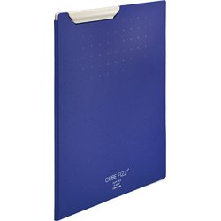 クリップファイル CUBE FIZZ（キューブフィズ） A4 ネイビー F6067-11