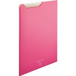 クリップファイル CUBE FIZZ（キューブフィズ） A4 ピンク F6067-12