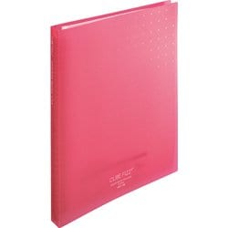 クリヤーブック A4 ポケット30枚 ピンク N7016-12