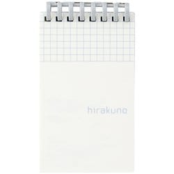 hirakuno ツイストノート メモサイズ ホワイト N1670-0