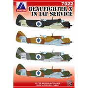 AVD7022 1/72 ブリストル ボーファイター イスラエル空軍 [ディティールアップパーツ]