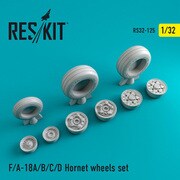RSK32-0125 1/32 F/A-18A/B/C/D ホーネット ホイール (ハセガワ/アカデミー用) [プラモデル用 ディテールアップパーツ]