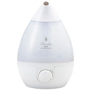 超音波式アロマ加湿器 SHIZUKU mini ミニ 木造4畳/洋室6畳まで ホワイト AHD-041 WH