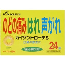 カイゲントローチS 24錠 [指定医薬部外品 のど飴・トローチ]
