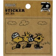 キャラクターグッズ S8581290 PEANUTS 70周年 第2弾 ステッカー ケガ