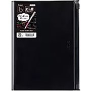 2021年 手帳 B6 ブラック ダイアリー 見開き1ヶ月 2020年12月始まり ブラック PD-21-BL130-B
