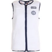 CL5JUK04 L WHT [中綿ストレッチコンビベスト レディース Lサイズ ホワイト]