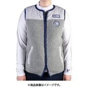 CL5JUK04 S MGRY [中綿ストレッチコンビベスト レディース Sサイズ ミディアムグレー]
