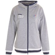 CL5JUY05 M MGRY [裏毛ボンディングパーカー レディース Mサイズ ミディアムグレー]