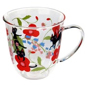 NEKOにゃ～ご 耐熱腰丸マグ 花 NKH-1007