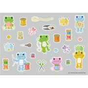 キャラクターグッズ かえるのピクルス ノンアイロンステッカー irodo(イロド) ソーイング