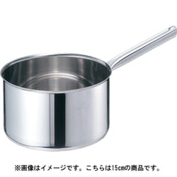 EBM モリブデンジⅡ 深型片手鍋 15cm 蓋無