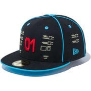 59FIFTY 初音ミク 01 ロゴ 12551724 BLK 7 1/2サイズ（59.6cm） [アウトドア キャップ]