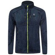 NORDIC FLEECE JACKET MJAP30X 8140 ダークネイビー/イエローグリーン Lサイズ [アウトドア フリース メンズ]