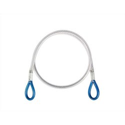 スチールランヤード アイ Steel Lanyard I RK850X130 ブルー 130cm [ランヤード]