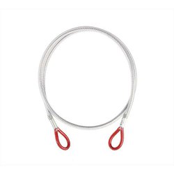 スチールランヤード アイ Steel Lanyard I RK850X180 レッド 180cm [ランヤード]