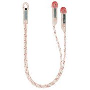 ランヤード V スタティックロープ Lanyard V W2200W100 レッド 100/100cm [セミスタティックロープ]