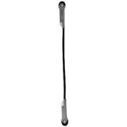 ランヤード アイ スタティックロープ Lanyard I W2300B060 オールブラック 60cm [セミスタティックロープ]