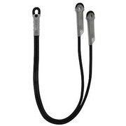 ランヤード V スタティックロープ Lanyard V W2200B100 オールブラック 100/100cm [セミスタティックロープ]