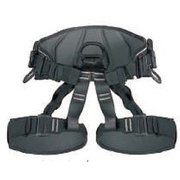シットワーカー3Dスタンダード W0075DB オールブラック M/Lサイズ [シットハーネス]