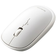 BlueLEDマウス/薄型/Bluetooth対応/4ボタン/ポーチ付/ホワイト M-TM10BBWH