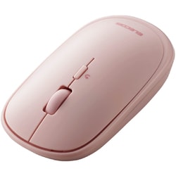 BlueLEDマウス/薄型/Bluetooth対応/4ボタン/ポーチ付/ピンク M-TM10BBPN