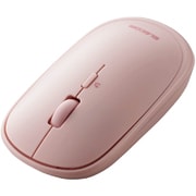 BlueLEDマウス/薄型/Bluetooth対応/4ボタン/ポーチ付/ピンク M-TM10BBPN