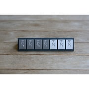 KP0021-001 [himekuri 日めくりふせんカレンダー 2021年度版 white gray]