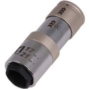 QCソケットダブル 6/12角インスライド 17x21mm 19842
