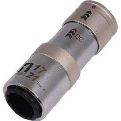 QCソケッダブル 12角 インスライド 17x21mm 19843