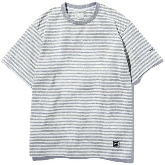 Striped T Shirt ストライプティーシャツ Wjte00 グレー H Lサイズ アウトドア カットソー メンズ