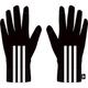 IRJ27 FS9025 M [3-Stripes Conductive Gloves（3ストライプス コンダクティブ グローブ） ブラック/ホワイト/ホワイト]