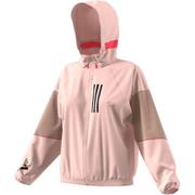 IZD18 GF0133 J/L [W adidas W.N.D. ジャケット ピンクティント/ブラック]
