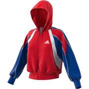 IJM38 FS2455 J/M [W AAC カラーブロックHoodie スカーレット/チームロイヤルブルー]