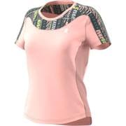IPF43 GC6647 J/L [OWN THE RUN TEE ヘイズコーラル/レガシーブルー/シグナルグリーン]