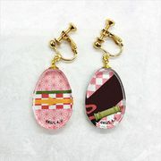 鬼滅の刃 ガラスイヤリング 竈門禰豆子 [キャラクターグッズ]