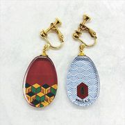 鬼滅の刃 ガラスイヤリング 冨岡義勇 [キャラクターグッズ]