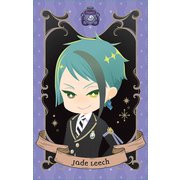 S2088096 ディズニー ツイステッドワンダーランド プチ封筒 シール付 ジェイド・リーチ [キャラクターグッズ]